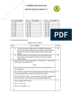 KUNCI NASIONAL KSM IPA MI - Docx - PDF