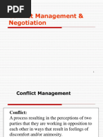 Conflict Management & Negotiation