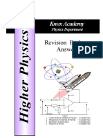 Higher Revision Pack Answers