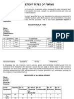 Forms for Electrical Work