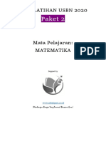 SOAL USBN MATEMATIKA PAKET 2