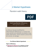 Random Walk Theory