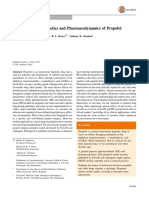 Clinical Pharmacokinetics and Pharmacodynamics of Propofol