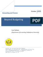 Beyond Budgeting Konsep dan Implementasinya
