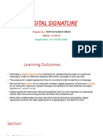 Digital Signature Guide for Establishing Message Origin