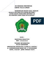 Analisis Perbandingan Modem ADSL Dengan Modem USB