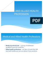 Medicalandalliedhealthprofession 180615113458