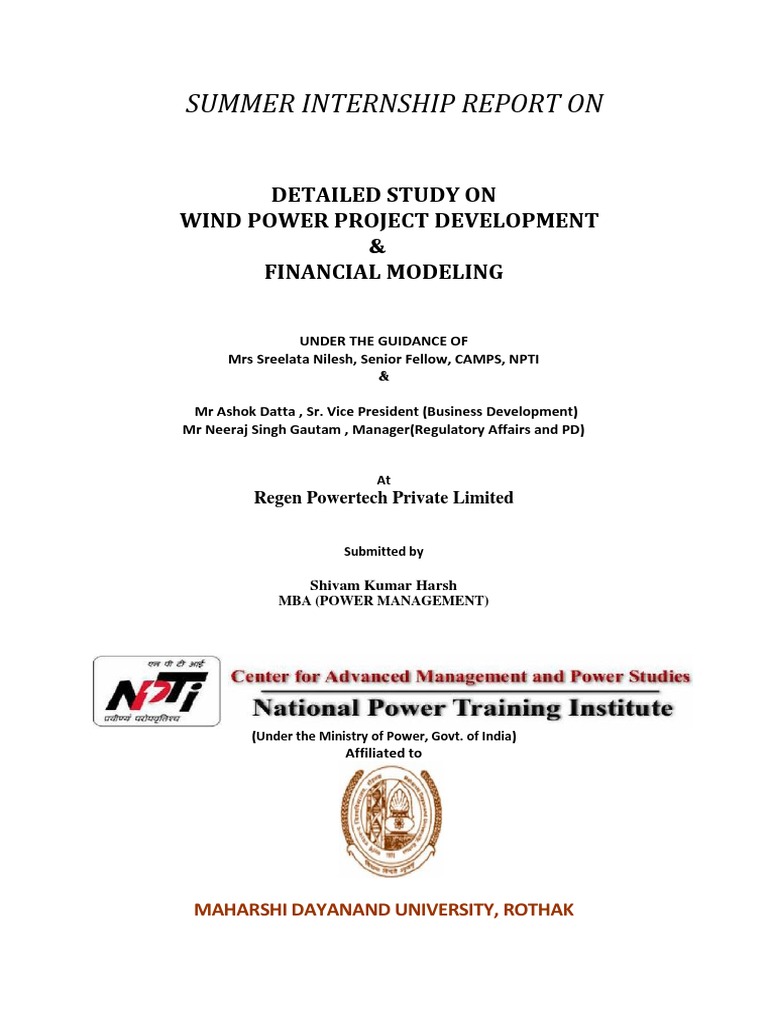 Wind Power Project Development Guide | PDF | Wind Power | Renewable Energy