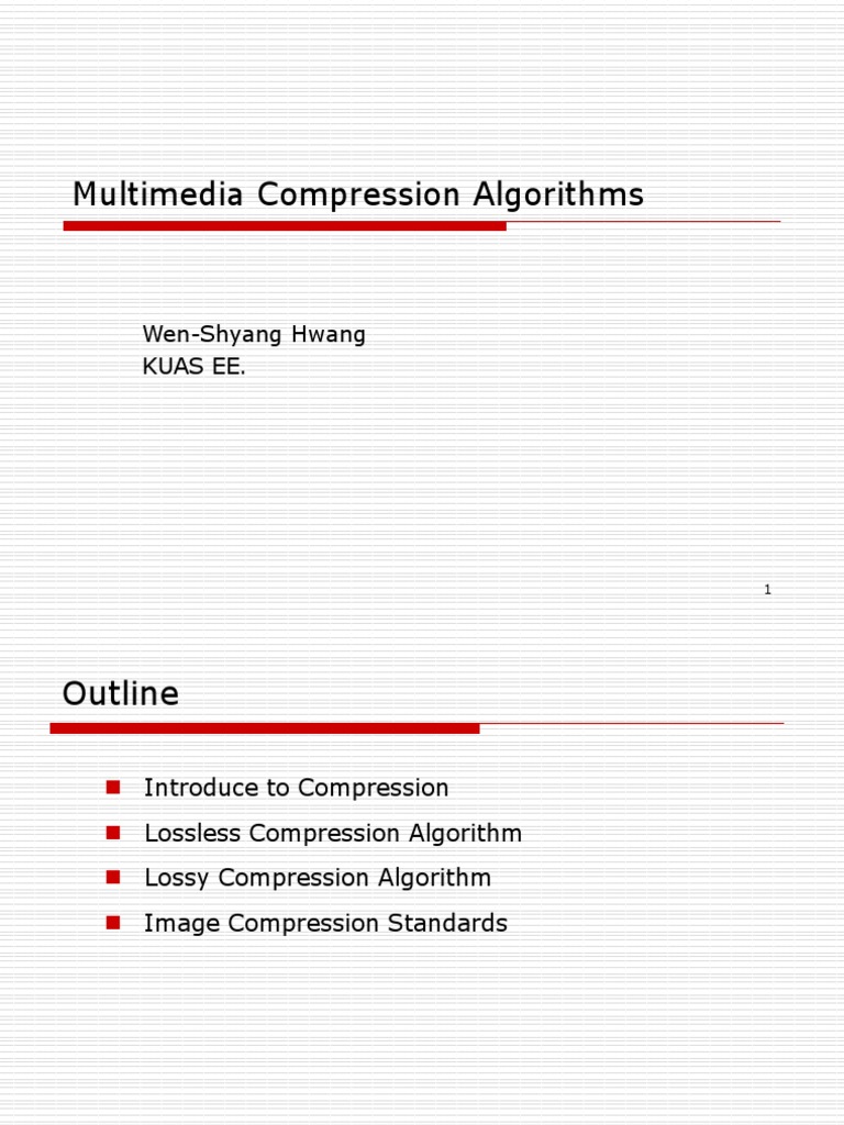 3.multimedia Compression Algorithms | PDF | Data Compression | Discrete ...