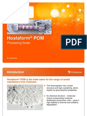 00 PG Hostaform E | PDF | Materials | Building