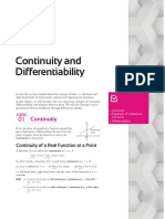 Continuity and Differentiability