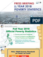 Full Year 2018 Official Poverty Statistics 