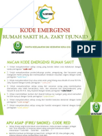 Kode Emergensi Rumah Sakit