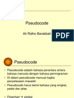 12 - Pseudocode