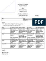 Arnis Anyo Rubrics