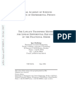 Laplace Method For Soin. of Fractional Equ.