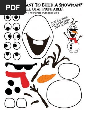 free olaf printable do you want to build a snowman a4 pdf