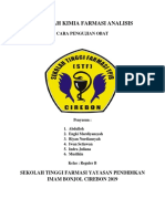 Makalah Kimia Farmasi Analisis Kelompok 8 PDF