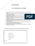 Soal Ujian Kredensial Asisten Apoteker