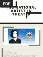 National Artist in Theather