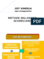 Audit Kinerja Menggunakan Metode Balanced Scorecard