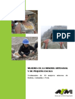 Mujeres en La Minería Artesanal y de Pequeña Escala 