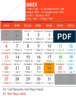 Kalender Desember 2020