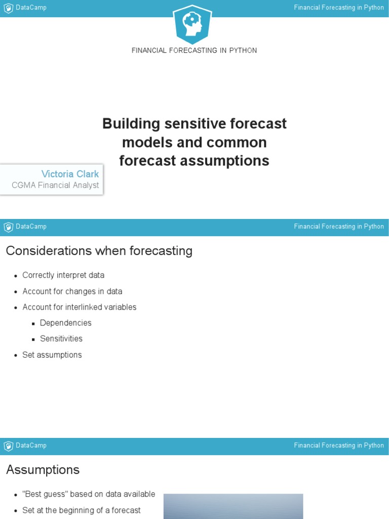 Chapter 4 | PDF | Forecasting | Python (Programming Language)