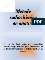 Metode Radiochimice