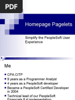 Download Creating and Using PeopleSoft Homepage Pagelets by jimjmarion SN44401573 doc pdf