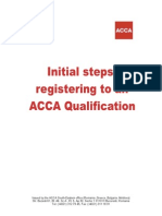 Guide - Registering For ACCA