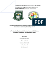 UTILIZATION OF SWEET POTATO PEEL AND BROWN ALGAE AS AN ALTERNATIVE FERTILIZER TO TOMATO Chapter 1