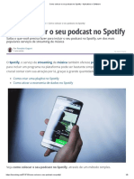 Como colocar o seu podcast no Spotify – Aplicativos e Software