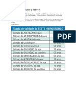 2020 - Teste Hidrostático Cilindro - 2020