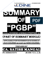 SUMMARY of PGBP Part of SUMMARY PDF
