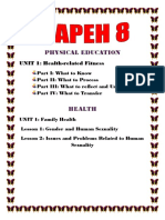 P.E @HEALTH, MAPEH 8 Learning Units