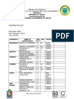 Cnrmation SLP Mma Ano