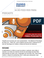 A Tecnologia Do Feed RSS para Podcasts - Mundo Podcast