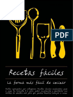 100 Recetas Fáciles - La Formas Más Fácil de Cocinar