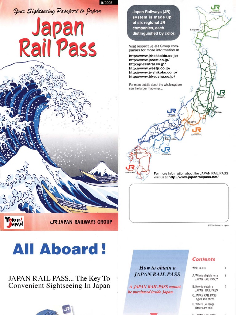 Japan Rail Pass Brochure | PDF