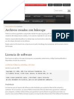 Licencias - Inkscape PDF