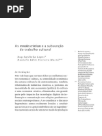 As moedas criativas e a subsunção do trabalho cultural