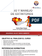 Uso y Manejo de Extintores