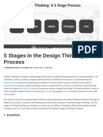 5 Stages in The Design Thinking Process - Interaction Design Foundation
