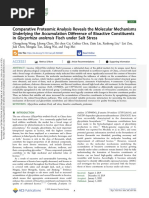 Comparative Proteomic Analysis  Reveals the Molecular Mechanisms