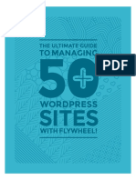 Manage 50 Wordpress Sites