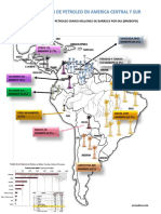 Produccion de Petroleo America de Sur