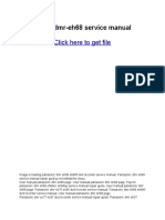 Panasonic Dmr-Eh68 Service Manual
