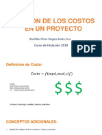 Gestión de Proyectos Informáticos (Costos)