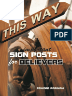 Important Sign Posts For Believers